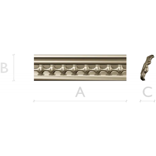 Regal medallion baguette - STL 3D model for CNC