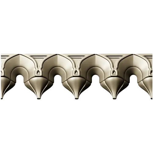 Багет "Арочные навершия" - 3D модель STL для ЧПУ