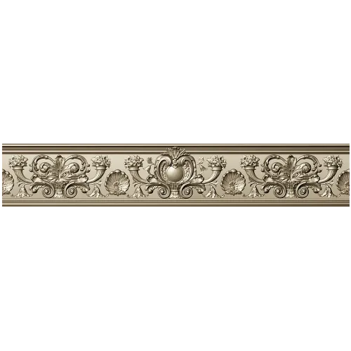 Барочный багет с раковинами и картушами - 3D модель в формате STL для ЧПУ
