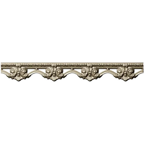 Rococo Floral Baguette STL for CNC