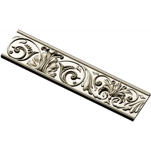 Ornamental Acanthus Baguette STL for CNC