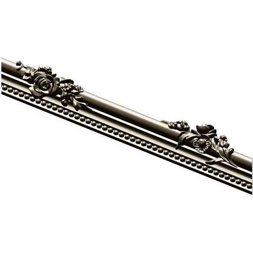 Багет с розами - высокодетализированная 3D модель STL для ЧПУ