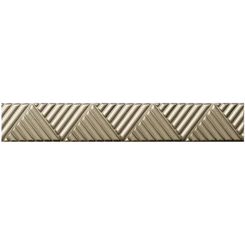 Chevron baguette - decorative 3D STL model for CNC routing