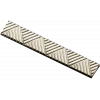 Chevron baguette - decorative 3D STL model for CNC routing