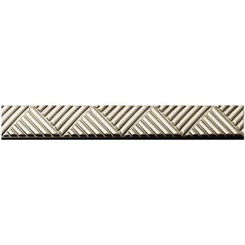 Chevron baguette - decorative 3D STL model for CNC routing