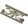 Резной багет с бантом и розами - STL для ЧПУ