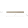 Багет "Витая лента" - 3D модель STL для ЧПУ
