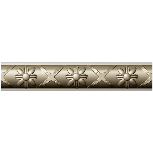 Daisy Arc Baguette - STL 3D model for CNC carving