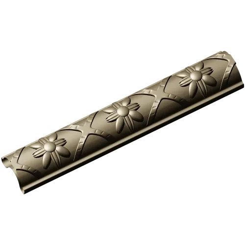 Daisy Arc Baguette - STL 3D model for CNC carving