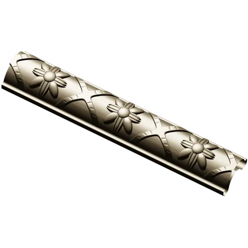 Daisy Arc Baguette - STL 3D model for CNC carving