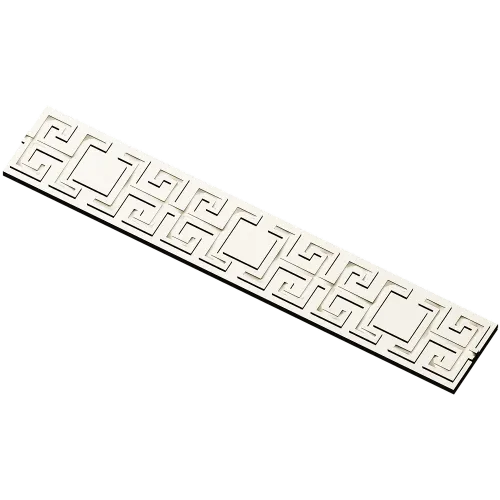 Геометрический фриз "Меандр" - 3D модель в формате STL для ЧПУ