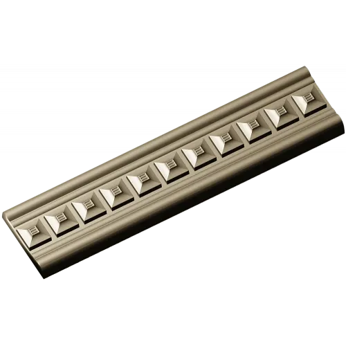 Classical Dentil Baguette - STL 3D Model for CNC Routing