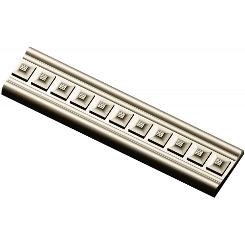 Classical Dentil Baguette - STL 3D Model for CNC Routing