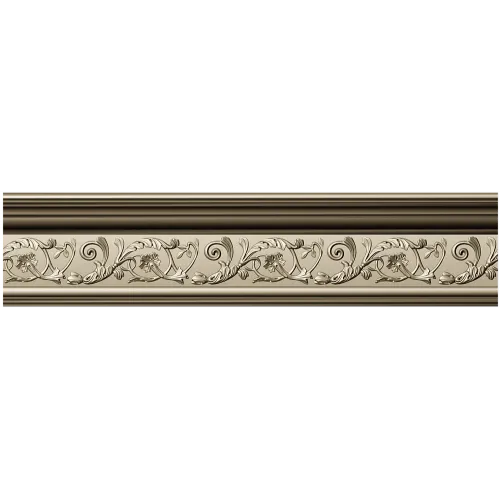 Классический багет с растительным орнаментом - STL для ЧПУ
