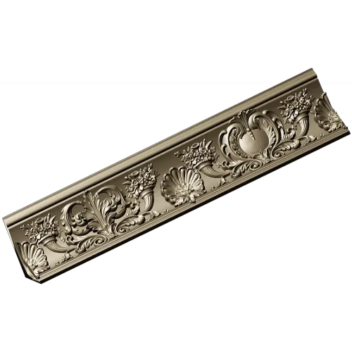 Baroque Acanthus Baguette STL for CNC