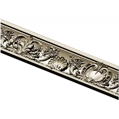 Baroque Acanthus Baguette STL for CNC
