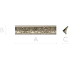 Baroque Acanthus Baguette STL for CNC
