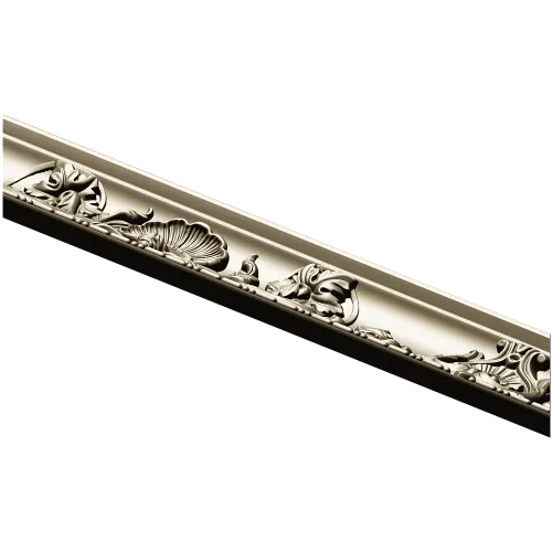 Seashell & Acanthus Baguette - STL 3D model for CNC