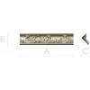 Seashell & Acanthus Baguette - STL 3D model for CNC