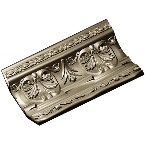 Ornate Acanthus Baguette STL for CNC