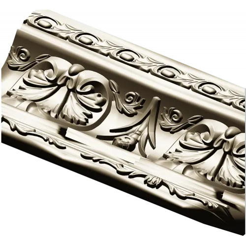 Ornate Acanthus Baguette STL for CNC