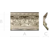 Ornate Acanthus Baguette STL for CNC