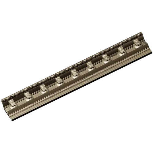 Classical Dentil Baguette - STL 3D model for CNC