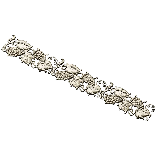 Grapevine Baguette STL - Decorative 3D Model for CNC