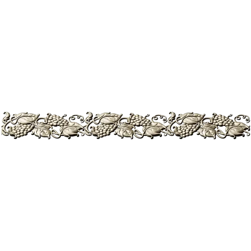 Grapevine Baguette STL - Decorative 3D Model for CNC