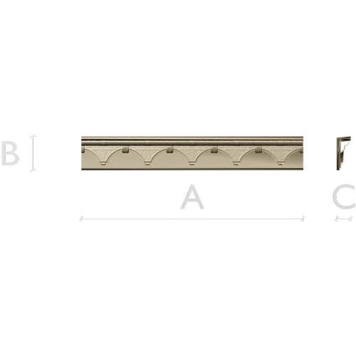 Classic Arch Baguette STL for CNC
