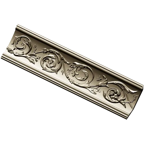Acanthus Scroll Molding STL for CNC