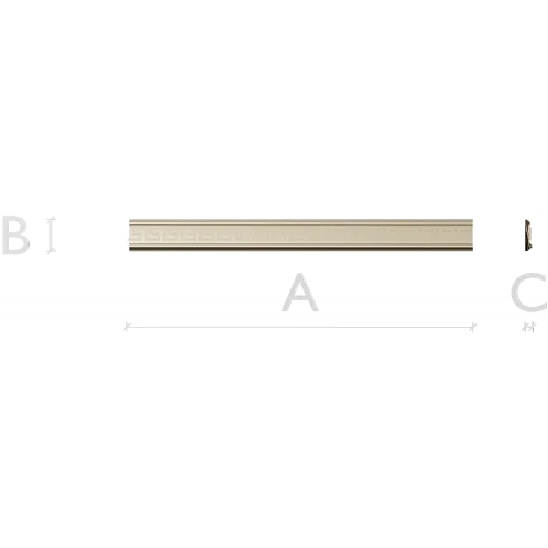 Greek Key Baguette STL for CNC