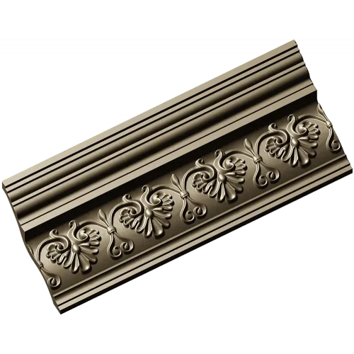 Acanthus Rosette Baguette - STL 3D Model for CNC