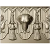 Классический багет с геральдической головой собаки - STL для ЧПУ