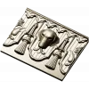 Классический багет с геральдической головой собаки - STL для ЧПУ