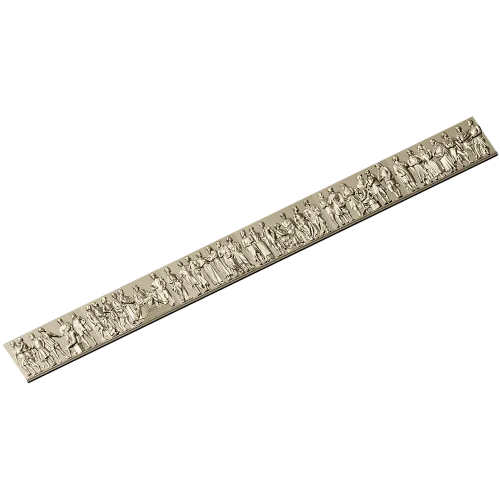 Барельефный фриз "Праздничная процессия" - stl модель для ЧПУ