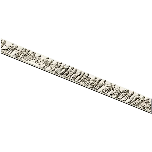 Барельефный фриз "Праздничная процессия" - stl модель для ЧПУ