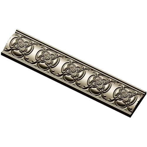 Floral Rosette Baguette STL for CNC