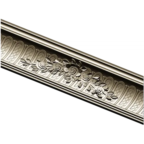 Classical Rose Garland Baguette - STL 3D model for CNC milling