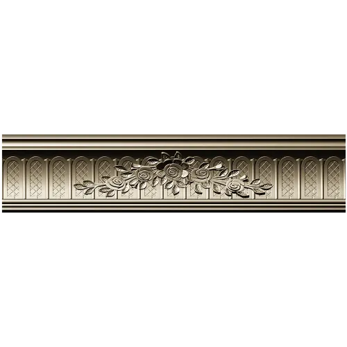 Classical Rose Garland Baguette - STL 3D model for CNC milling