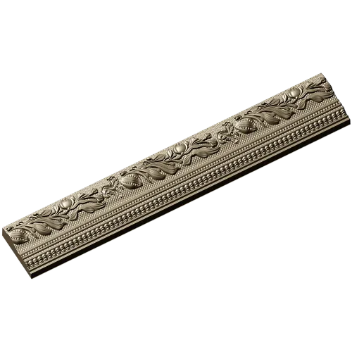 Багет с растительным орнаментом - 3D модель STL для ЧПУ