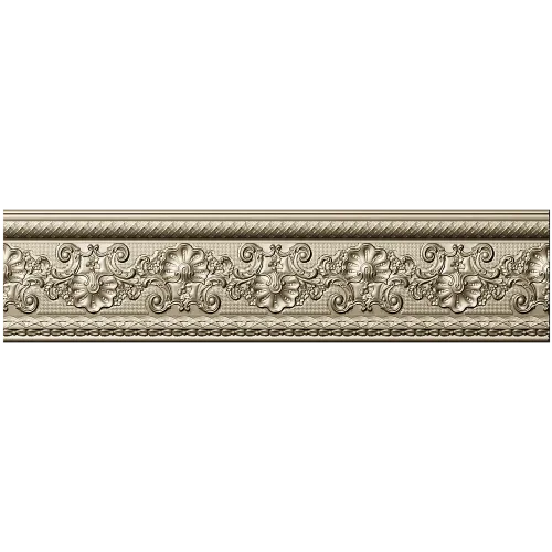 Ornate Floral Baguette STL 3D Model for CNC Router