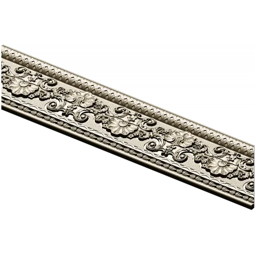 Ornate Floral Baguette STL 3D Model for CNC Router