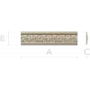 Ornate Floral Baguette STL 3D Model for CNC Router