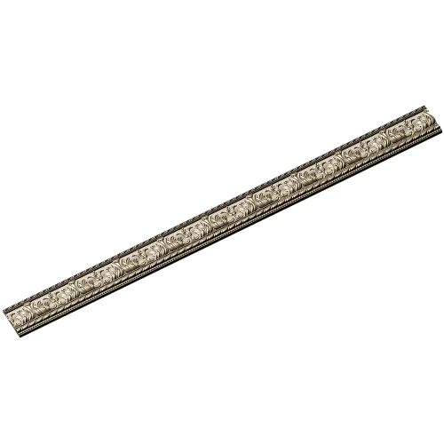 Классический багет с растительным орнаментом - 3D модель STL для ЧПУ