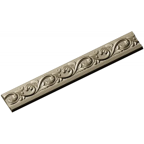 Ornamental Acanthus Baguette STL for CNC