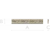 Ornamental Acanthus Baguette STL for CNC