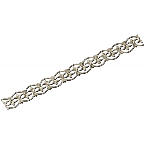 Aurelia Wreath - STL 3D model for CNC baguette border