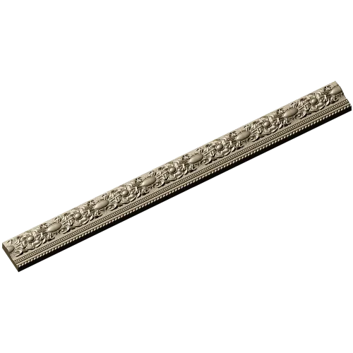 Рельефный багет с овальными медальонами - 3D модель STL для ЧПУ