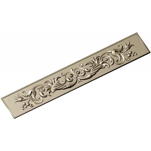 Regal Acanthus Baguette - STL 3D model for CNC carving